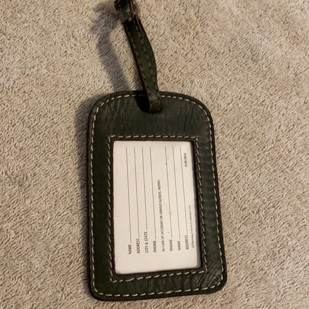 Dark Green Card Holder